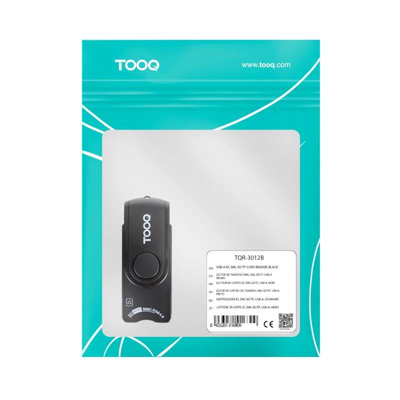 Tooq TQR-3012B Lector DNIe, SIM, SD/TF, USB-A