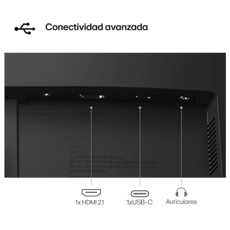 LG 27U421A-B monitor 27" FHD 1xHDMI curvo