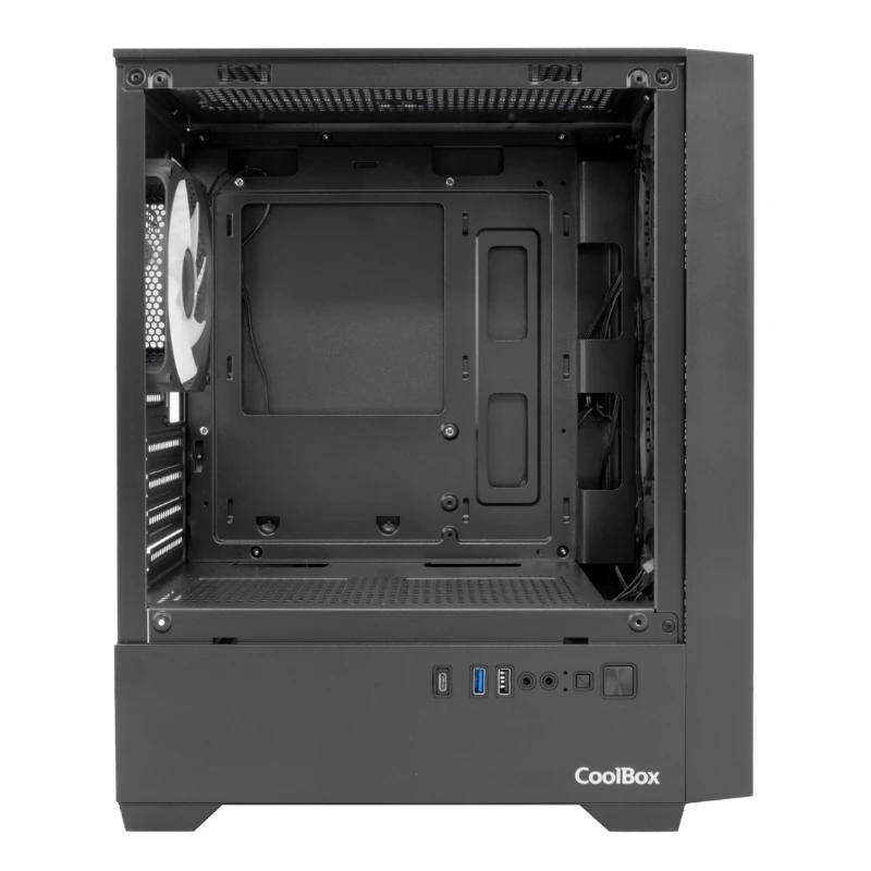 Coolbox Caja Gaming MATX GM200 F.Mesh S.FTE ARGB N