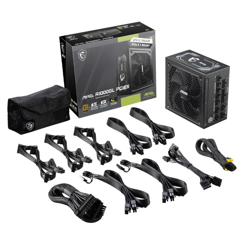 MSI Fuente Alimentación MAG A1000GL PCIE5 1000WATX