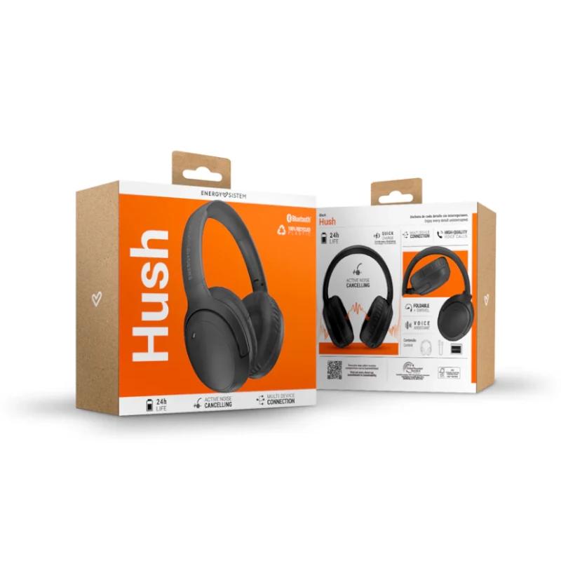 Energy Sistem Auriculares Hush Black BT ANC