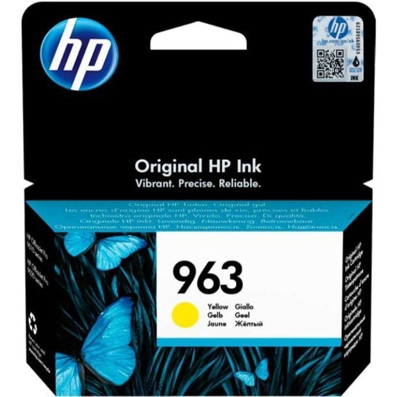 Cartucho de Tinta Original HP nº963
Amarillo