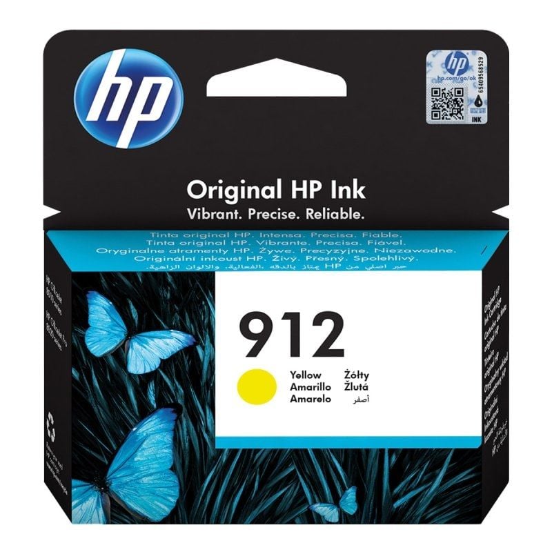 Cartucho de Tinta Original HP nº912
Amarillo
