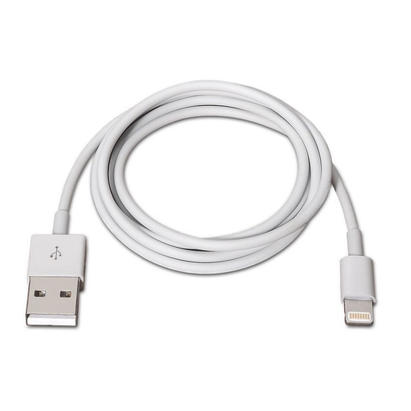 Cable USB 2.0 Lightning Aisens A102-0036
USB Macho - Lightning Macho
Hasta 2.5W
60Mbps
2m
Blanco