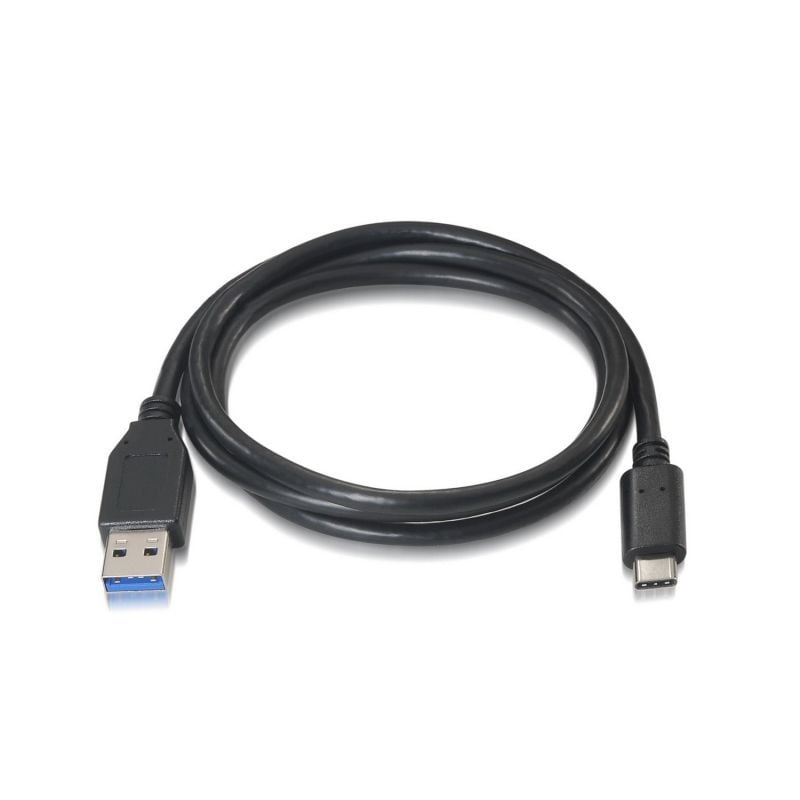 Cable USB 3.1 Tipo-C Aisens A107-0060
USB Tipo-C Macho - USB Macho
Hasta 27W
625Mbps
1m
Negro
