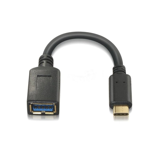 Cable USB 3.1 Tipo-C Aisens A107-0062
USB Tipo-C Macho - USB Hembra
Hasta 27W
625Mbps
15cm
Negro