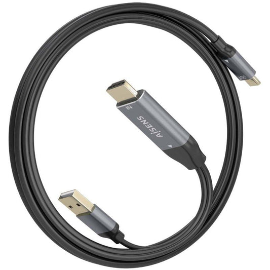 Cable Conversor Aisens A109-0871
HDMI Macho
USB Macho - USB Tipo-C Macho
1.8m
Negro