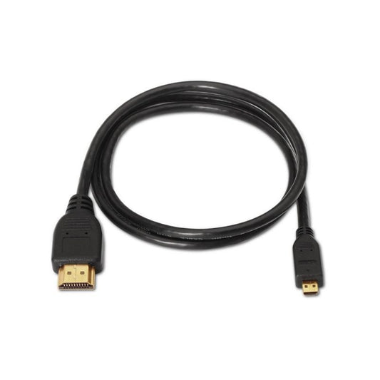 Cable Micro HDMI Aisens A119-0116
HDMI Macho - Micro HDMI Macho
Hasta 10W
720Mbps
80cm
Negro