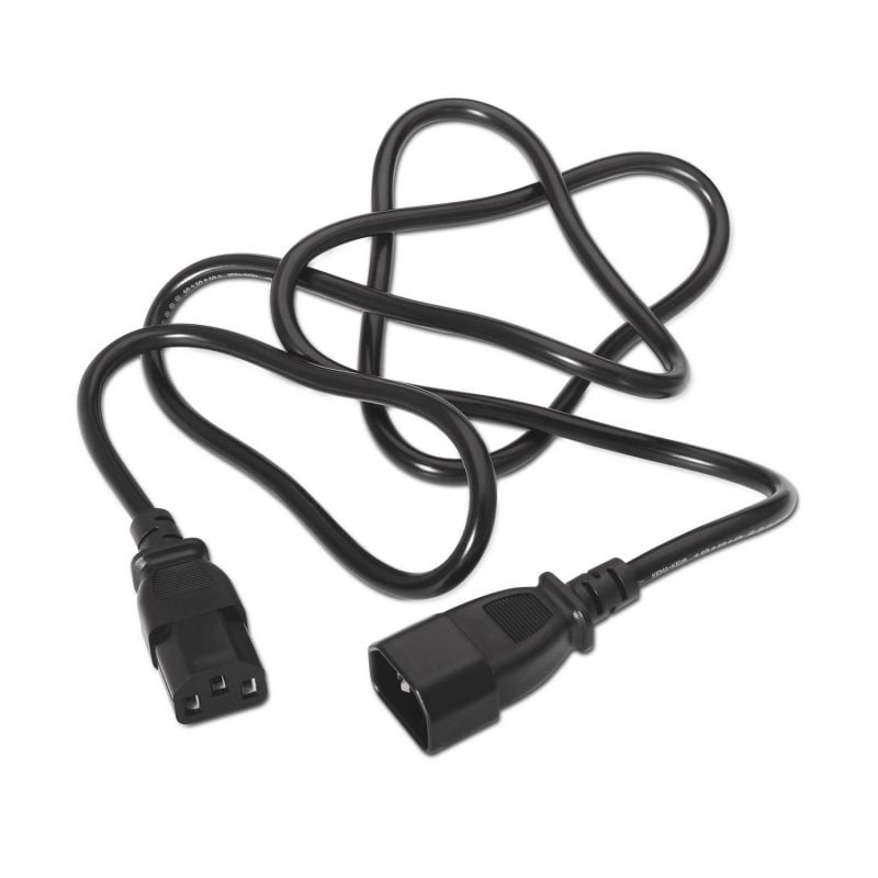 Cable Alargador de Alimentación CPU Aisens A132-0171
IEC C13 Hembra - IEC C14 Macho
Hasta 1500W
1.5m
Negro