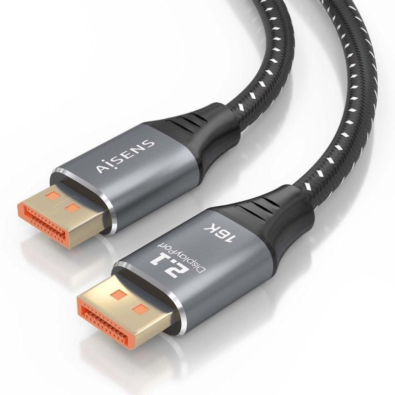 Cable DisplayPort 2.1 16K Aisens A158-0901
DisplayPort Macho - DisplayPort Macho
80Gbps
1m
Negro
