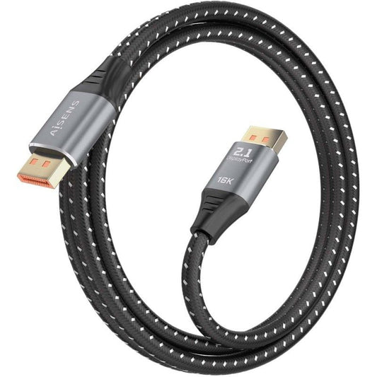 Cable DisplayPort 2.1 16K Aisens A158-0902
DisplayPort Macho - DisplayPort Macho
80Gbps
1.5m
Negro