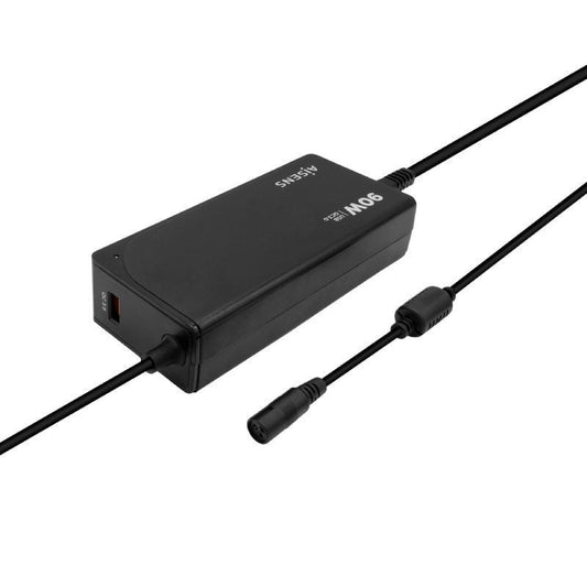 Cargador de Portátil Aisens ASLC-90WAUTO-BK
90W
Automático
12 Conectores
Voltaje 15-20V
1 USB QC3.0