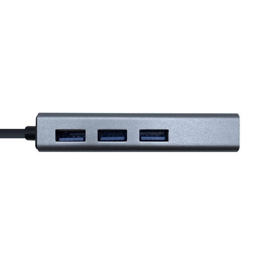 Hub USB Tipo-C Aisens A109-0396
3xUSB
1xRJ45
Gris