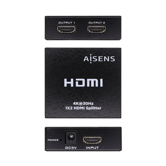 Duplicador HDMI Aisens A123-0506
2x HDMI Hembra
HDMI Macho - USB Hembra