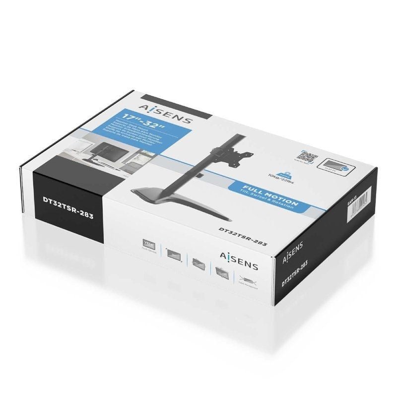 Soporte de Sobremesa para Monitor Aisens DT32TSR-283
Giratorio
Inclinable
hasta 10kg