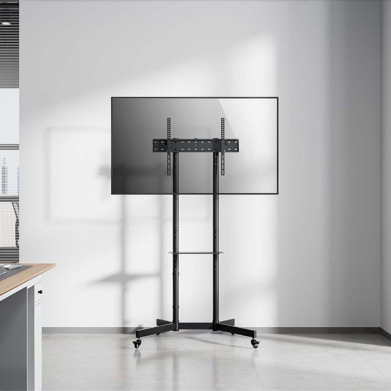 Soporte de Suelo Inclinable con Ruedas Aisens FT70TE-333 para TV 37"-70"
hasta 45kg