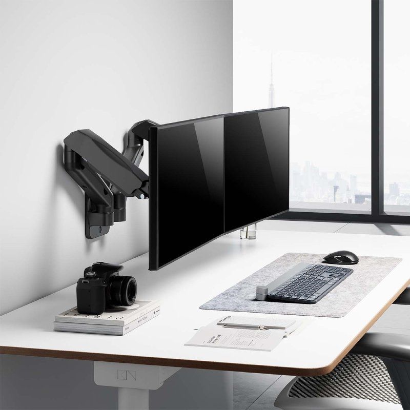 Soporte de Pared para 2 Monitores o TV Aisens WT32TSR-225
Giratorio
Inclinable
hasta 9kg