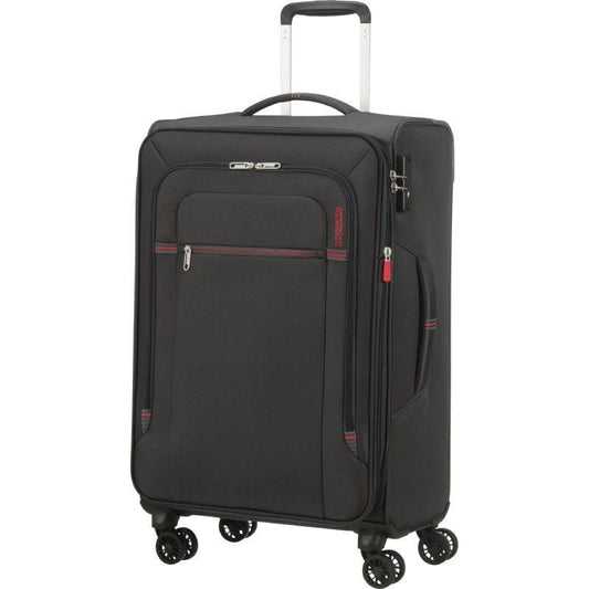 Maleta Mediana American Tourister Crosstrack Spinner Expansible 67cm
67.5x42x27.5cm
4 Ruedas
Gris y Rojo