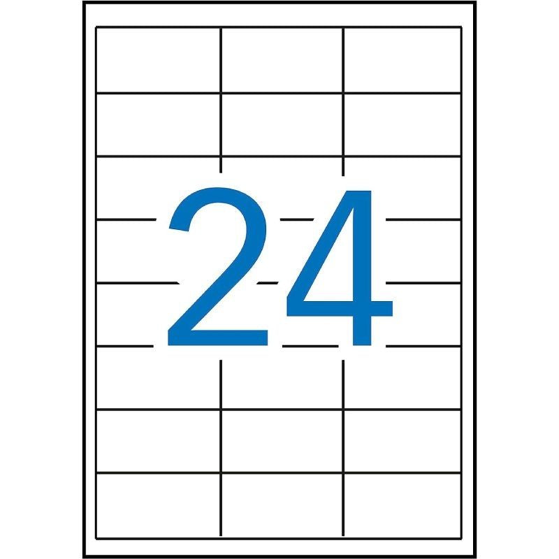 Etiquetas Adhesivas Apli 01263
64.6 x 33.8mm
100 Hojas