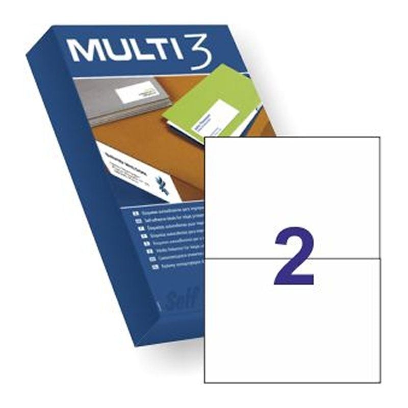 Etiquetas Adhesivas Apli Multi3 10532
210 x 148mm
500 Hojas
