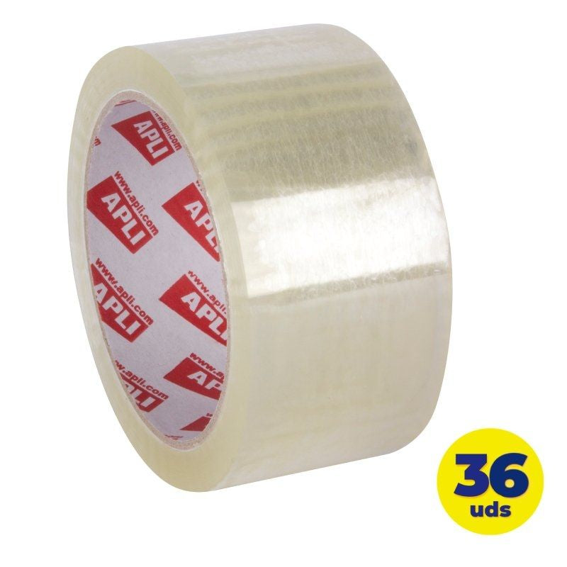 Cinta Adhesiva de Embalaje Transparente Apli 11592
4.8cm x 66m
36 unidades