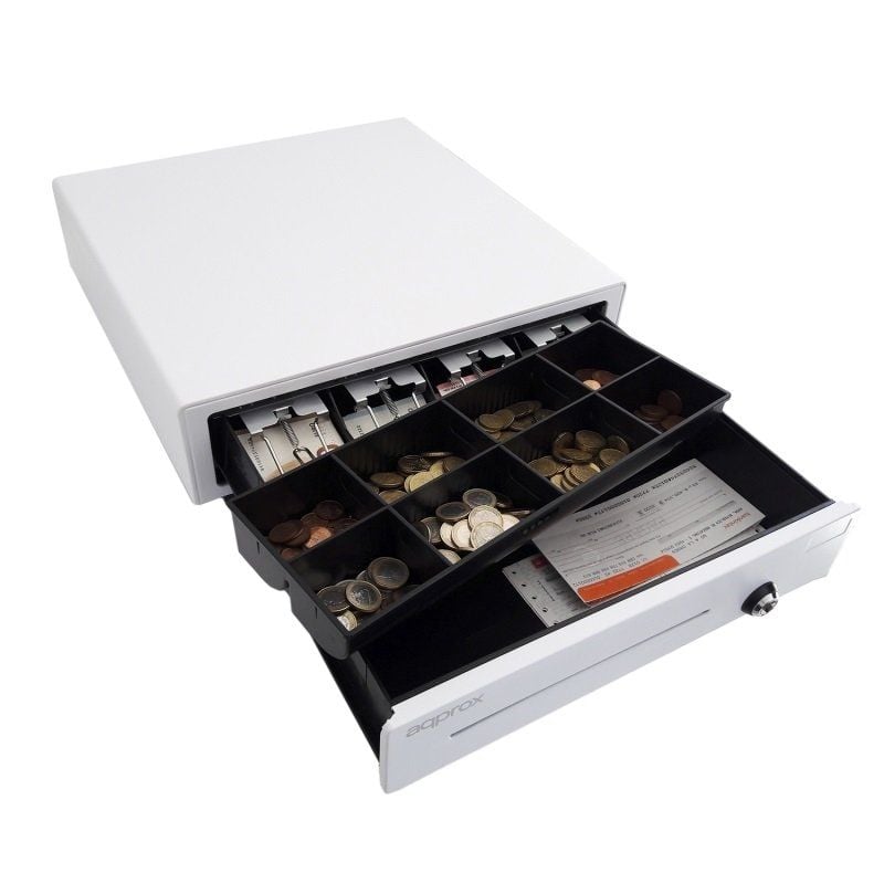 Cajón Portamonedas Approx appCASH01WH
Manual y Automático
Blanco
