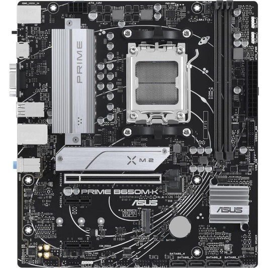 Placa Base Asus Prime B650M-K
Socket AM5
DDR5
PCIe 5.0
Micro ATX