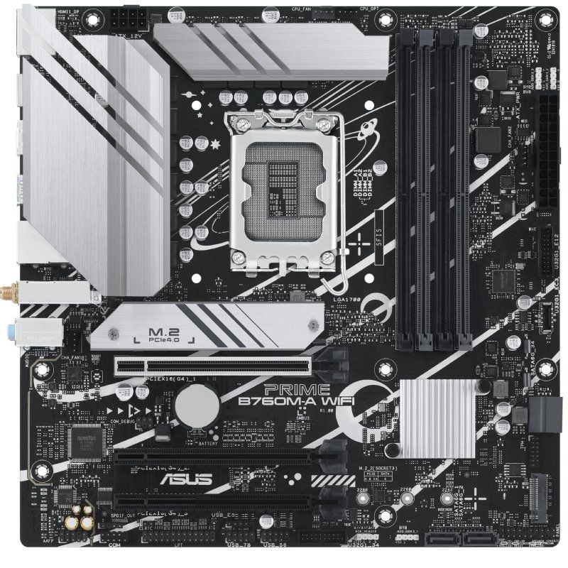 Placa base asus prime b760m-a wifi socket 1700