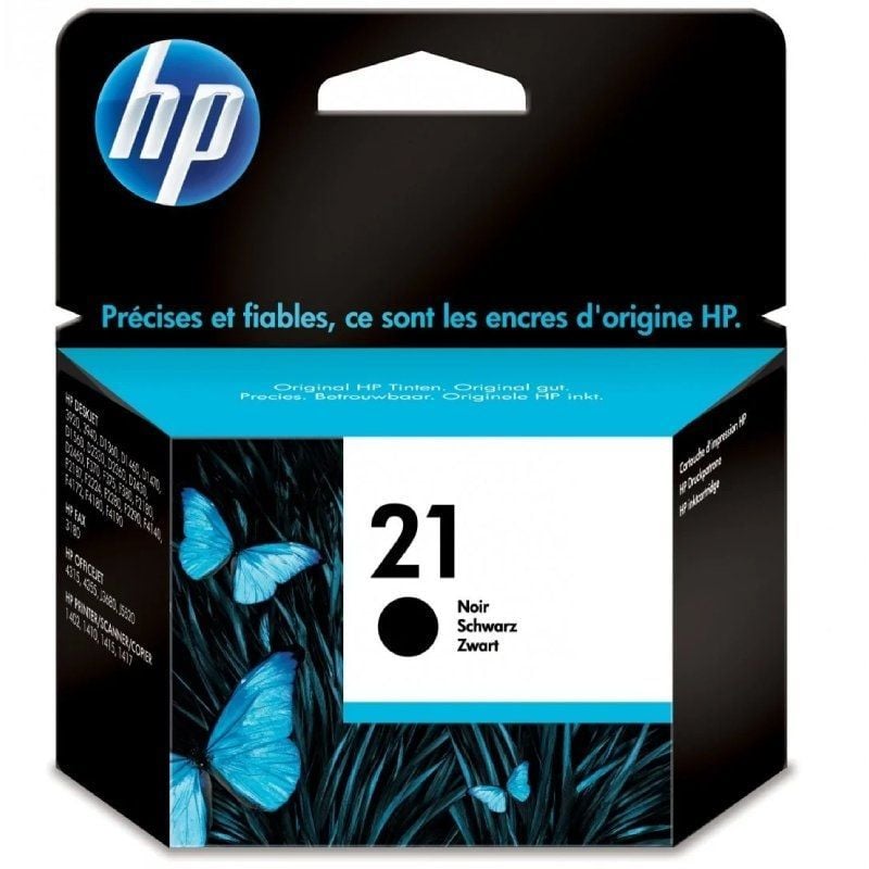 Cartucho de Tinta Original HP nº21
Negro