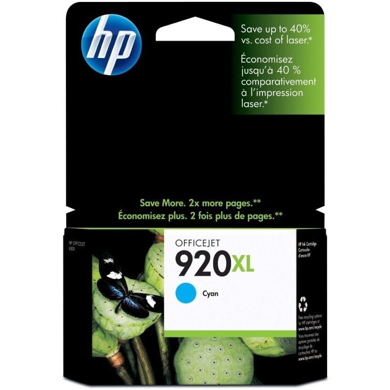 Cartucho de Tinta Original HP nº920 XL Alta Capacidad
Cian