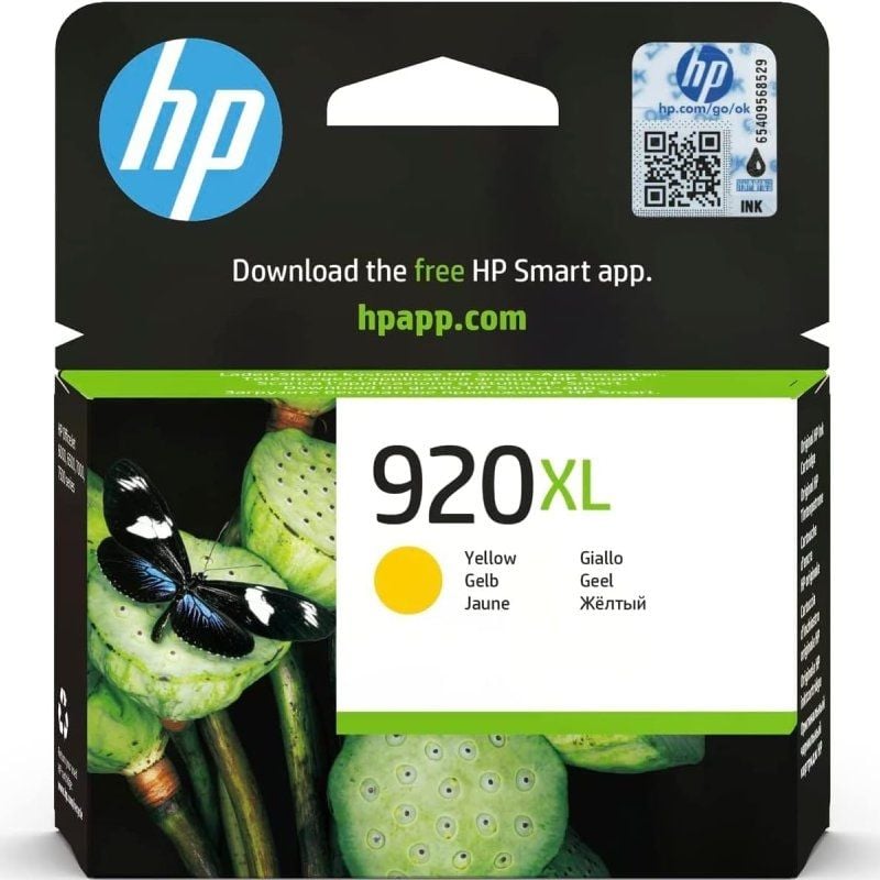 Cartucho de Tinta Original HP nº920 XL Alta Capacidad
Amarillo