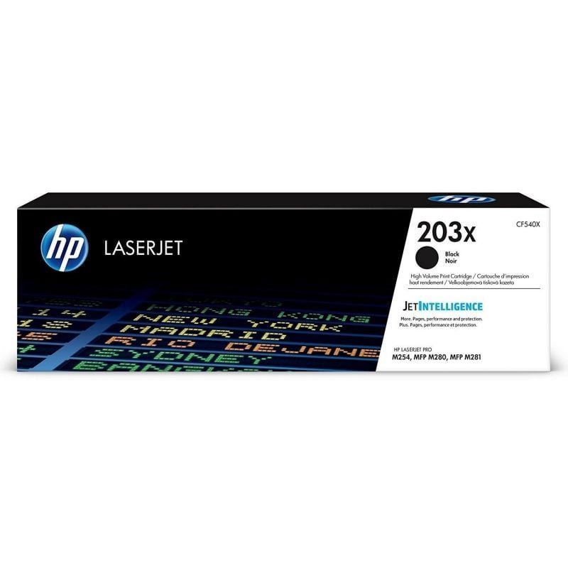 Tóner Original HP nº203X XL Alta Capacidad
Negro