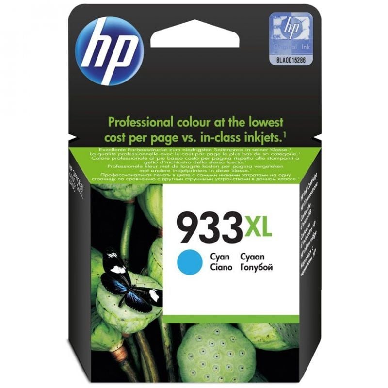 Cartucho de Tinta Original HP nº933 XL Alta Capacidad
Cian