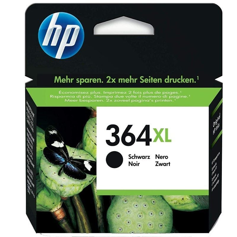 Cartucho de Tinta Original HP nº364 XL Alta Capacidad
Negro