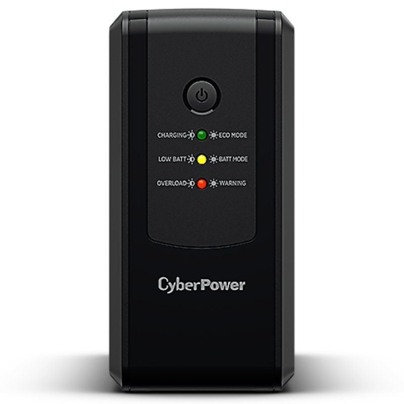 SAI Línea Interactiva Cyberpower UT650EG
650VA-360W
3 Salidas
Formato Torre