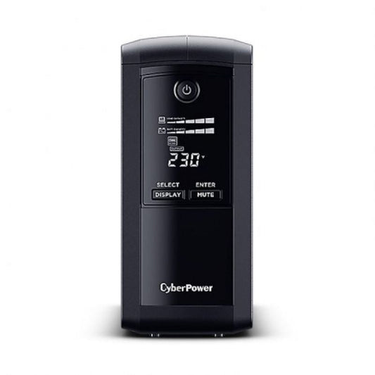 SAI Línea Interactiva Cyberpower VP1000ELCD
1000VA-550W
4 Salidas
Formato Torre