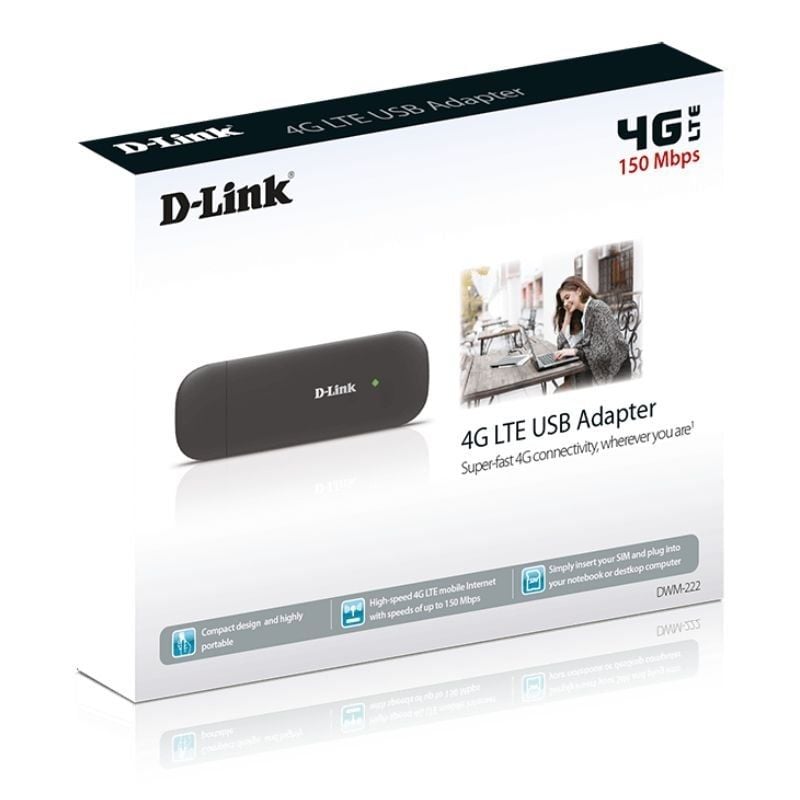 D-Link DWM-222/R 4G LTE USB Adapter SIM 3G/4G