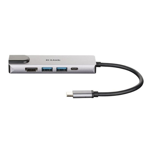 D-Link DUB-M520 Hub USB-C HDMI/2USB 3.0/USB-C/Ethe