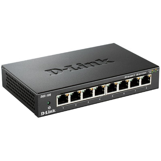 D-Link DGS-108 Switch 8xGB Metal