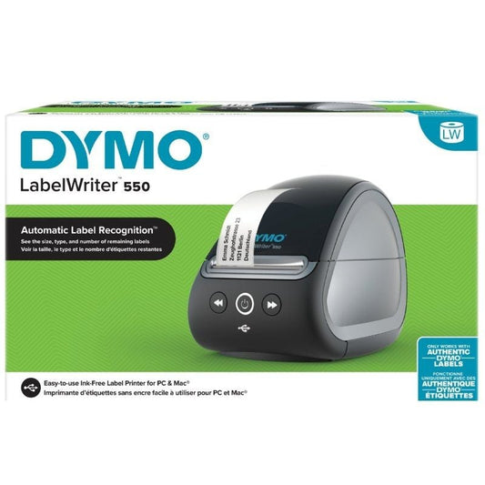 Impresora de Etiquetas Dymo LabelWriter 550
Térmica
USB
Negra