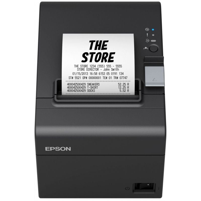 Impresora de Tickets Epson TM-T20III
Térmica
Ancho papel 80mm
USB-RS232
Negra
