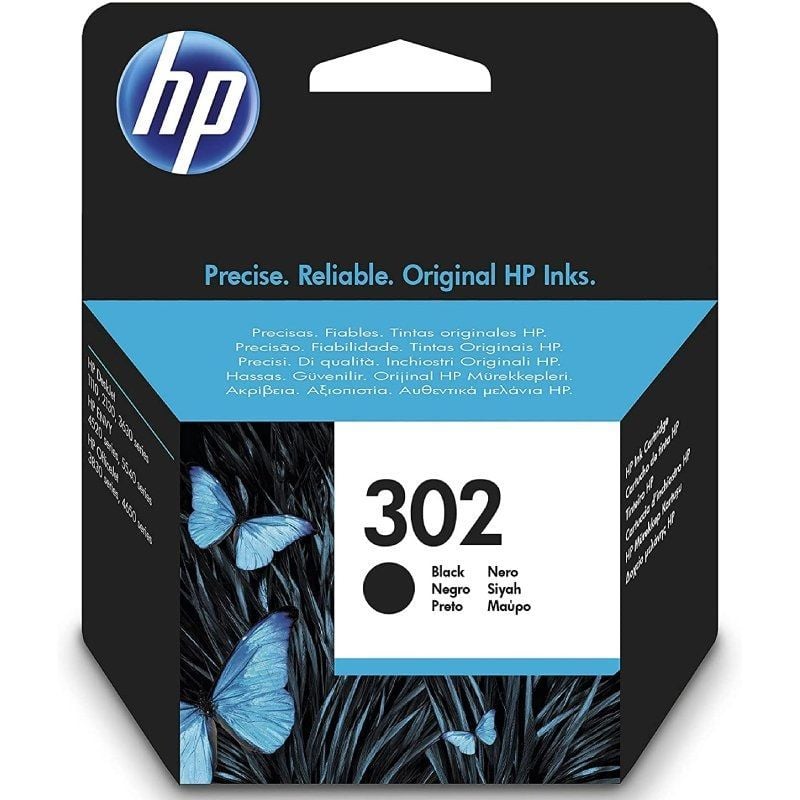 Cartucho de Tinta Original HP nº302
Negro