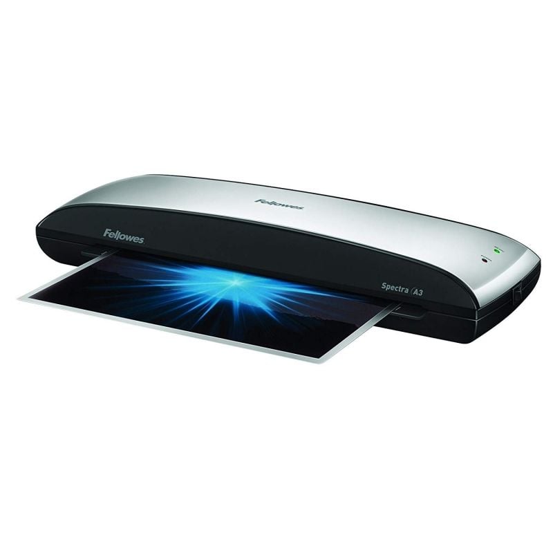 Plastificadora Fellowes Spectra A3
hasta A3 y 125 Micras
Gris y Negra