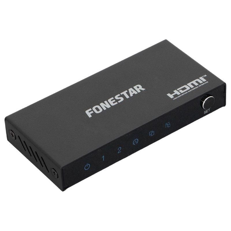 Duplicador HDMI Fonestar FO-22S2ED
2x HDMI Hembra - HDMI Macho