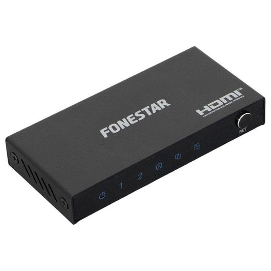 Duplicador HDMI Fonestar FO-22S2ED
2x HDMI Hembra - HDMI Macho