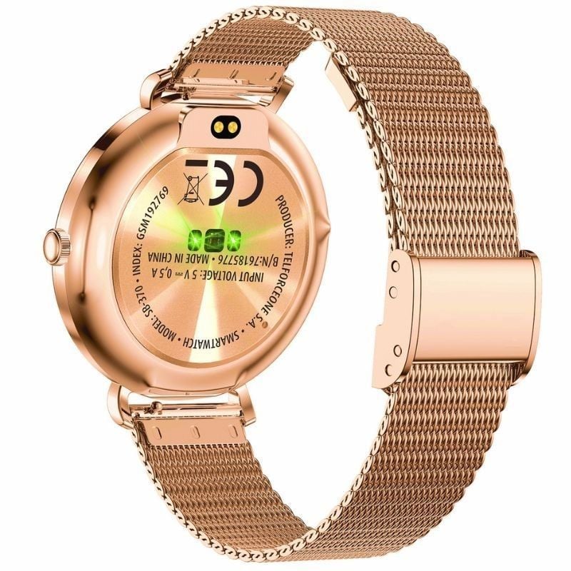 Forever Smartwatch Lucca SB-370
Notificaciones
Frecuencia Cardiaca
Oro Rosa
Incluye Correa Leopardo