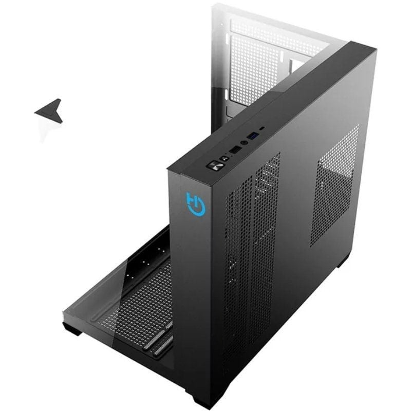Hiditec Caja Atx Gaming Sky Black USB 3.1 TYPE-C