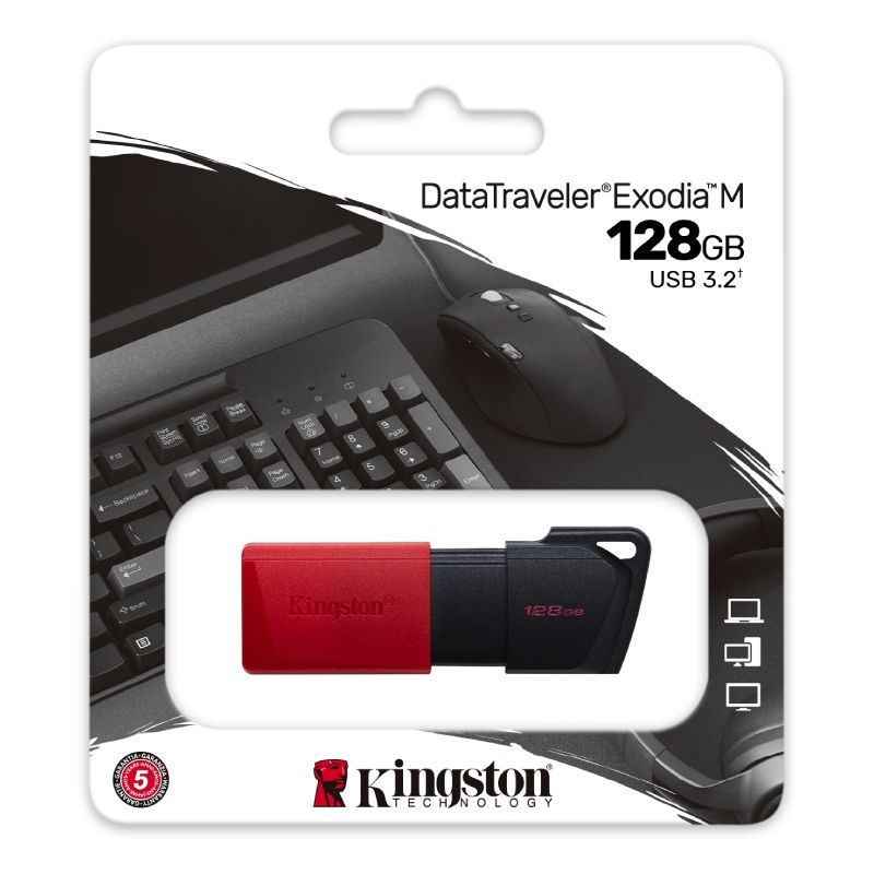 Kingston DataTraveler DTXM 128GB USB 3.2 Gen1 Rojo