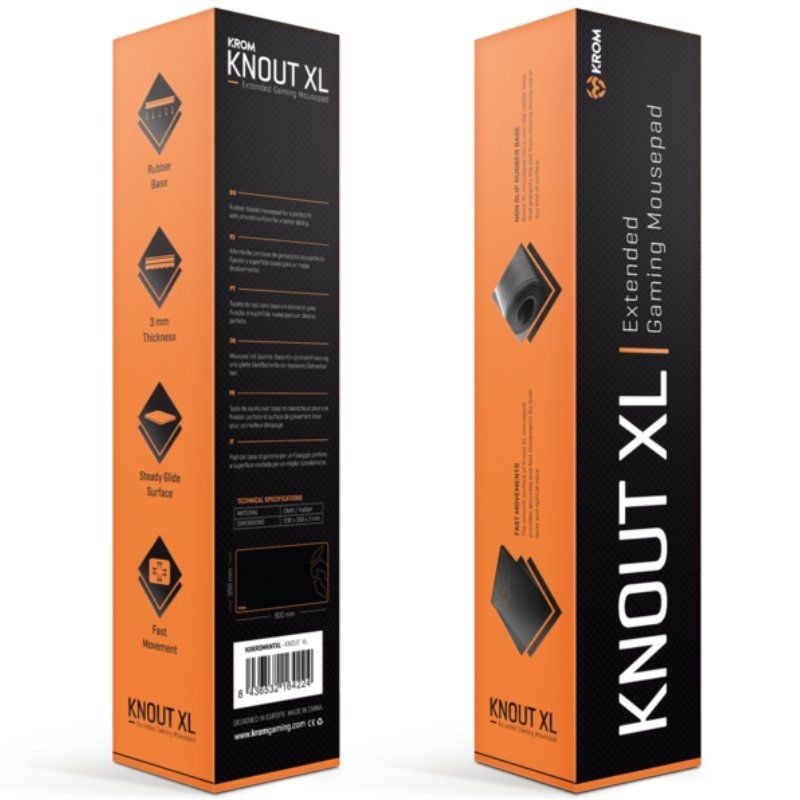 Alfombrilla Krom Knout XL
900 x 350 x 3 mm