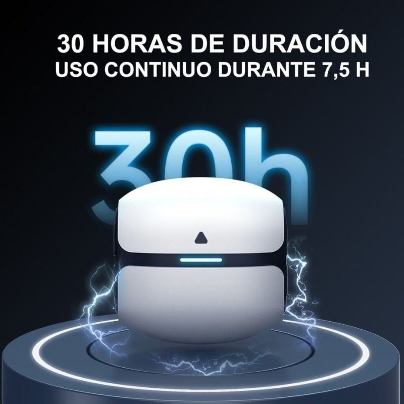 Auriculares Bluetooth Leotec TWS Gaming Nebula Fit con estuche de carga
Autonomía 7.5h
Negros